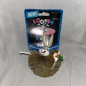 Vintage 1995 WB Looney Tunes "Bugs Bunny" Koosh Ball F1